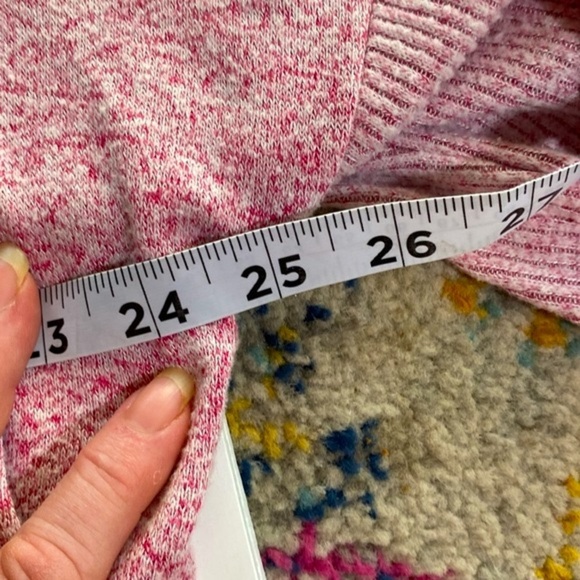TIME & TRU SWEATER  PINK V NECK Sz XL 16 18 … - Picture 8 of 12
